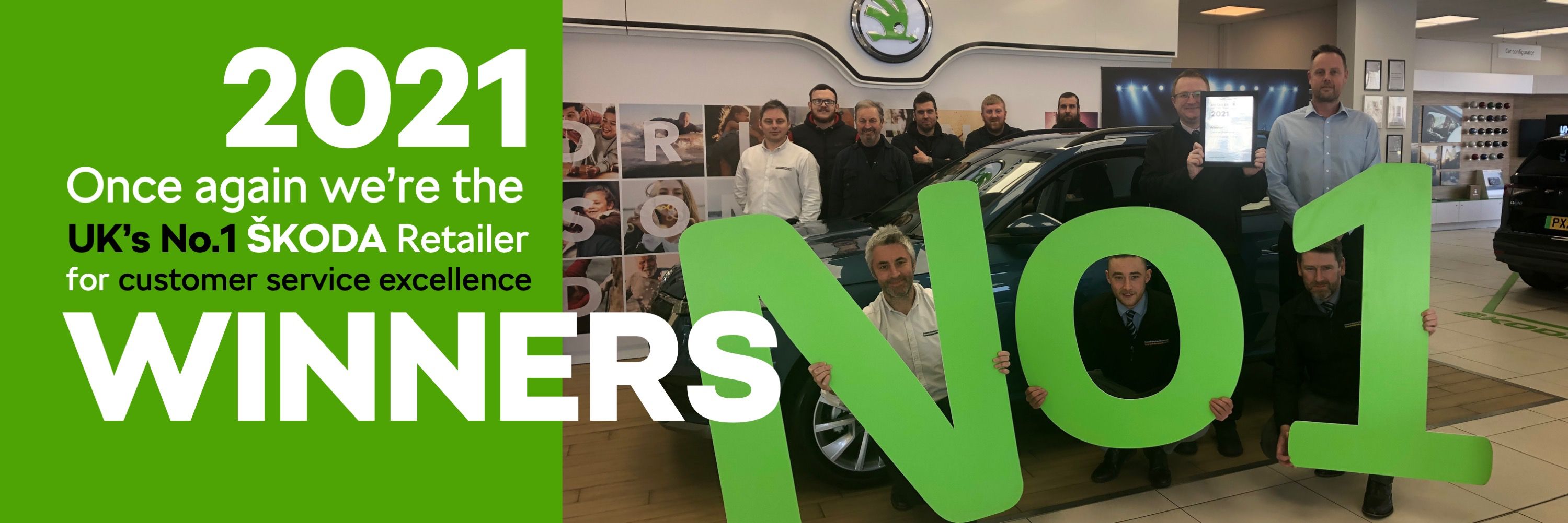No.1 SKODA Retailer in UK for looking after our customers